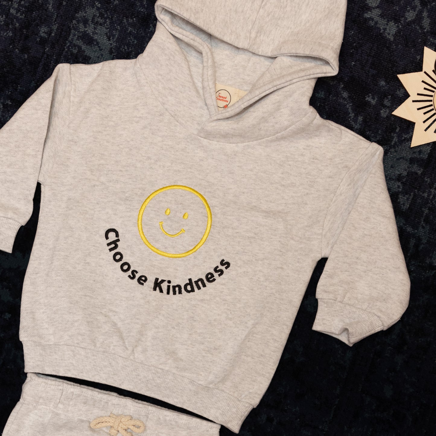Choose Kindness Embroidered Hoodie Set