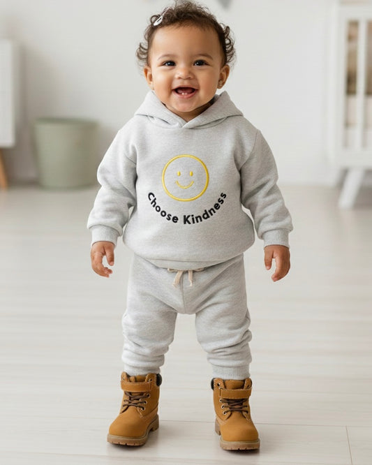 Choose Kindness Embroidered Hoodie Set