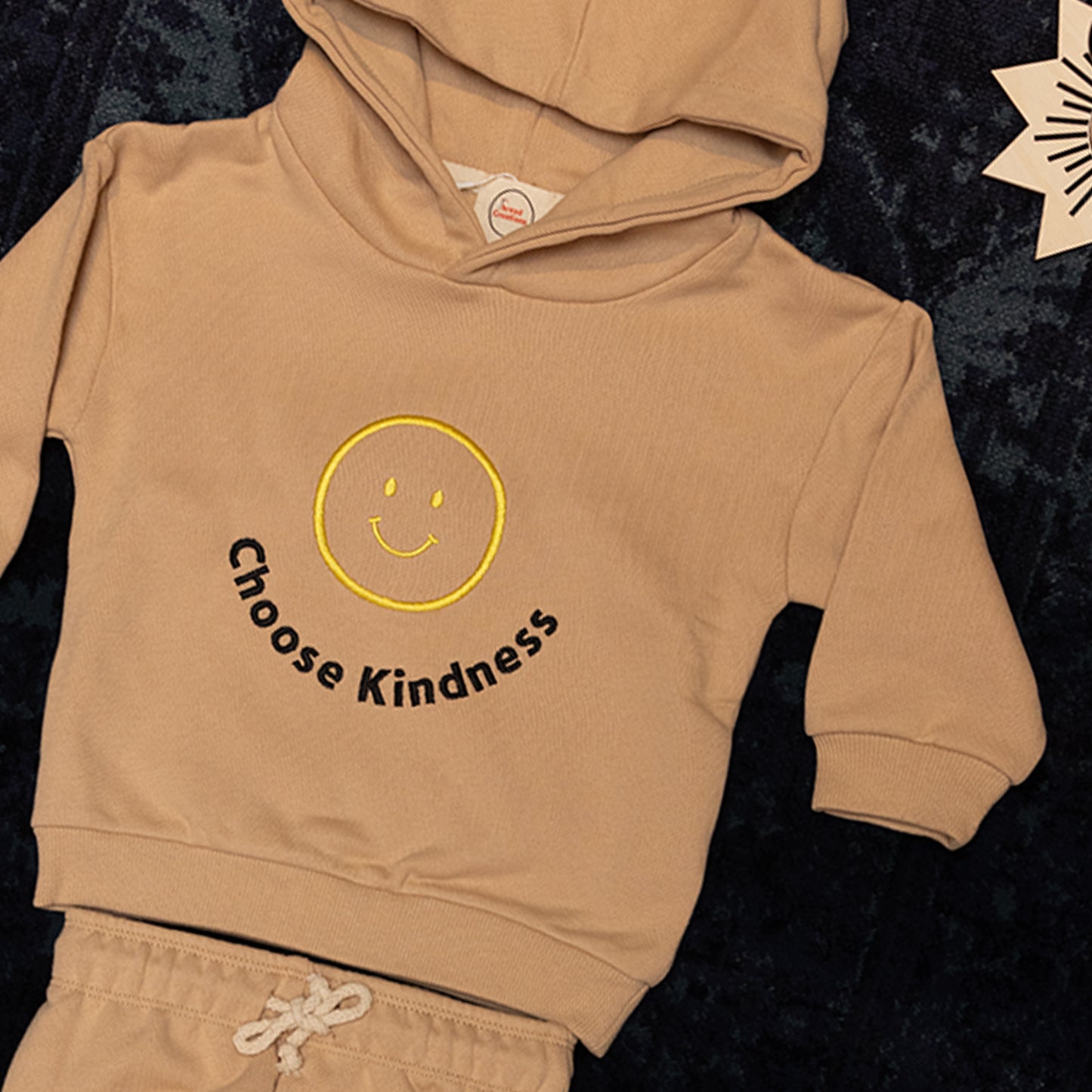 Choose Kindness Embroidered Hoodie Set